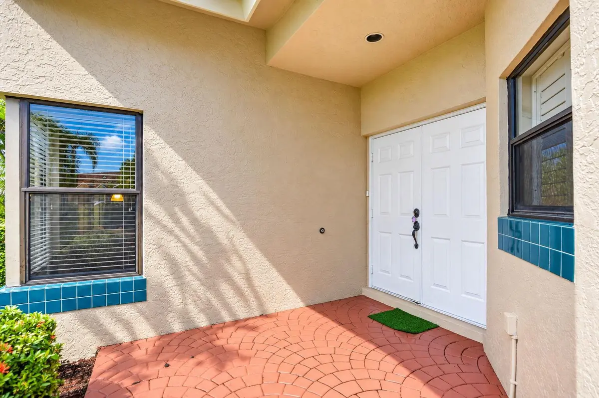 Front door at 22650 MERIDIANA Drive, Boca Raton