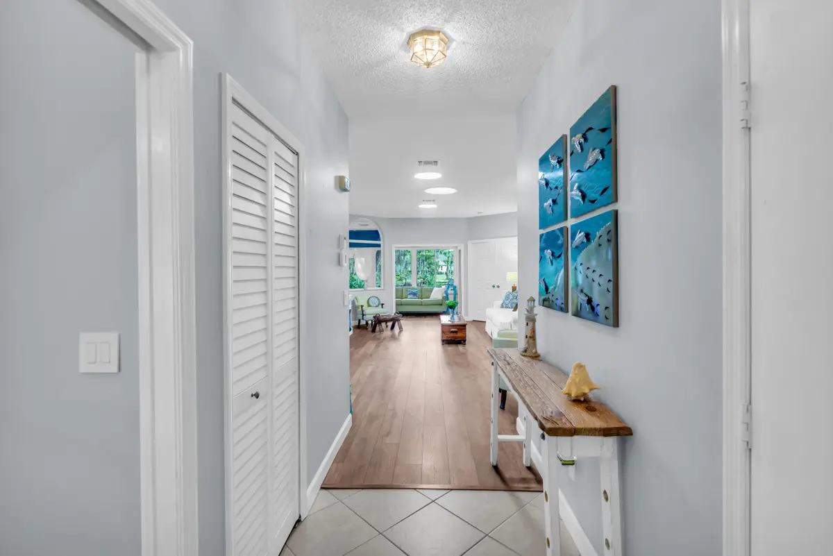 Entryway with Art at 401 Tamarind Place, Vero Beach