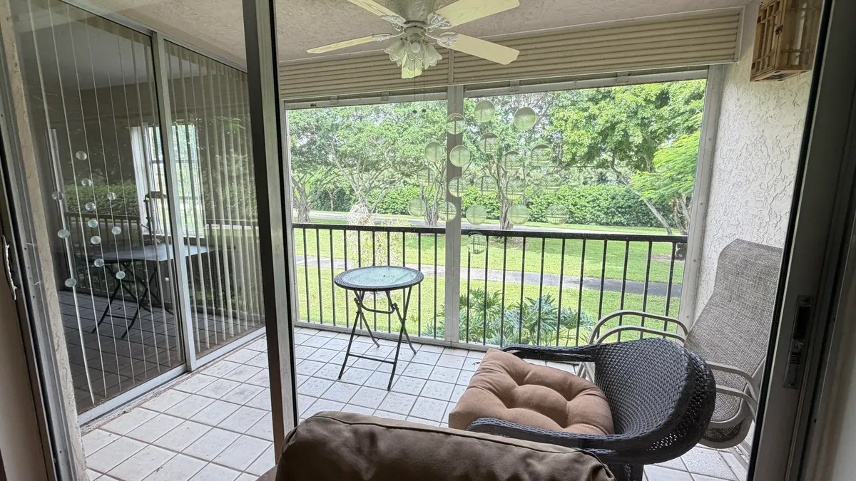 Patio at 6865 Huntington Lane 203, Delray Beach