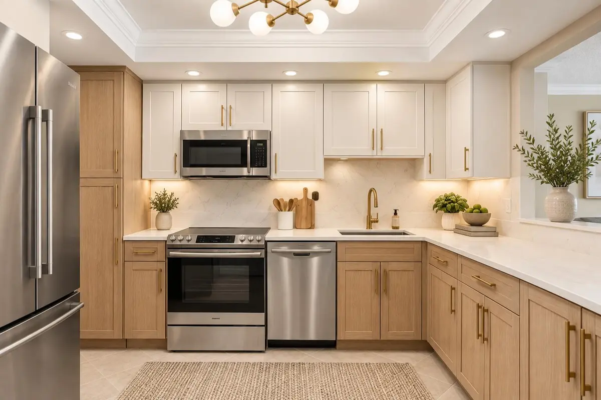 AI Rendered Kitchen at 3080 N Course Drive 501, Pompano Beach