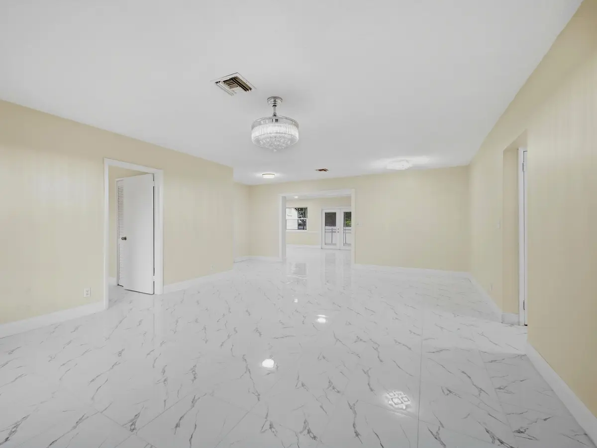 Living to Dining Kitchen at 1421 Crest Drive, Lake Worth