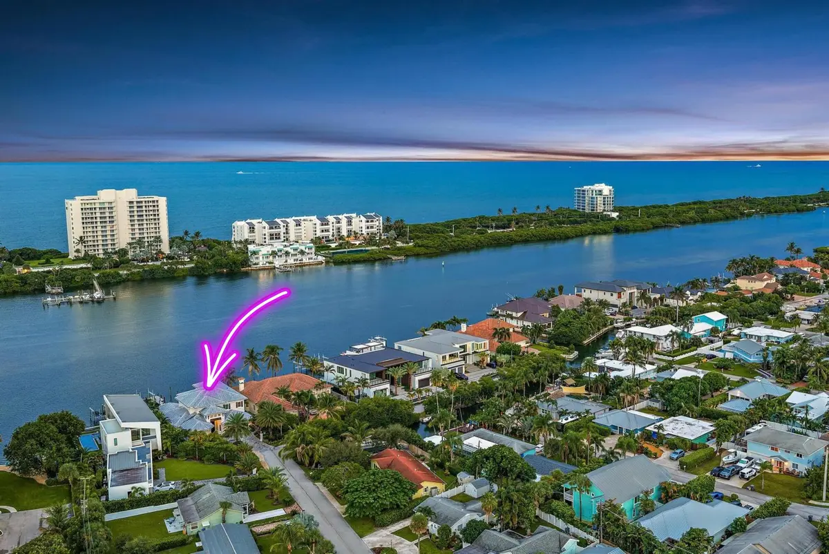 Aerial at 3433 Harbor Road, Jupiter