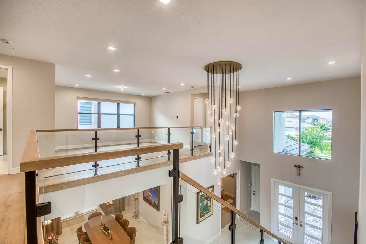Loft | Foyer RH Chandelier at 10050 Skyloft Street, Palm Beach Gardens