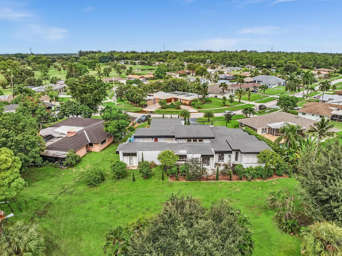 Back Aerial at 3210 Medinah Circle, Lake Worth