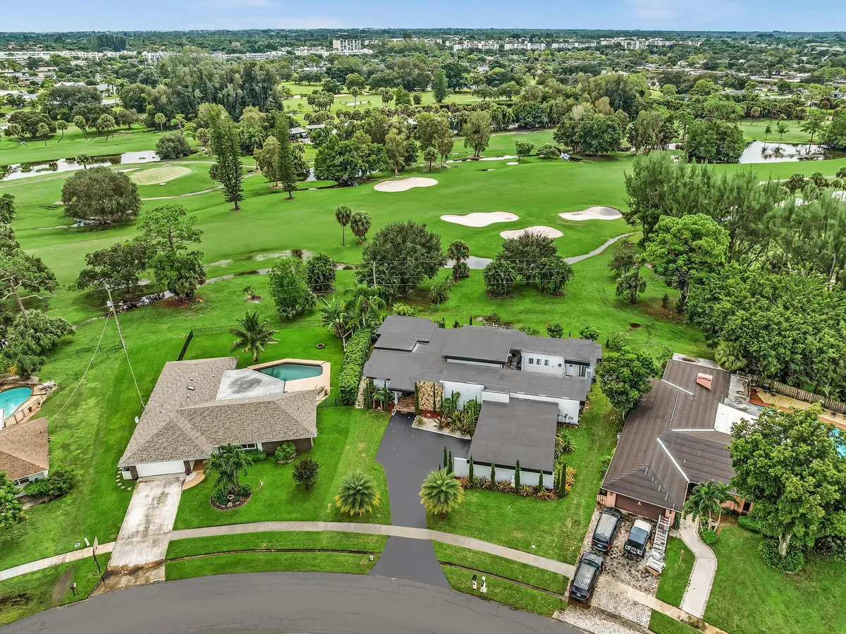 Front Aerial at 3210 Medinah Circle, Lake Worth