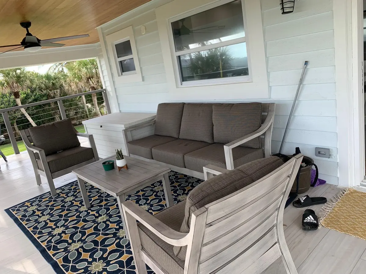 Back porch at 12840 HIGHWAY A1A Highway, Vero Beach