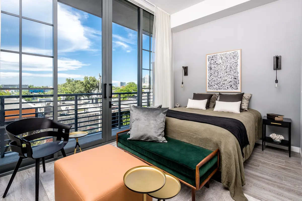 Bedroom at 240 NW 25th Street 825, Miami