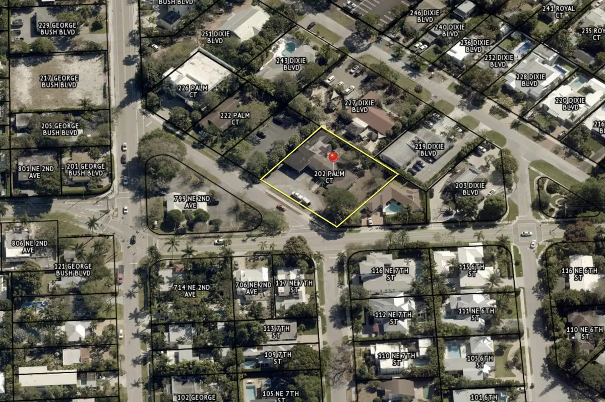 Aerial 1 at 202 Palm Court, Delray Beach