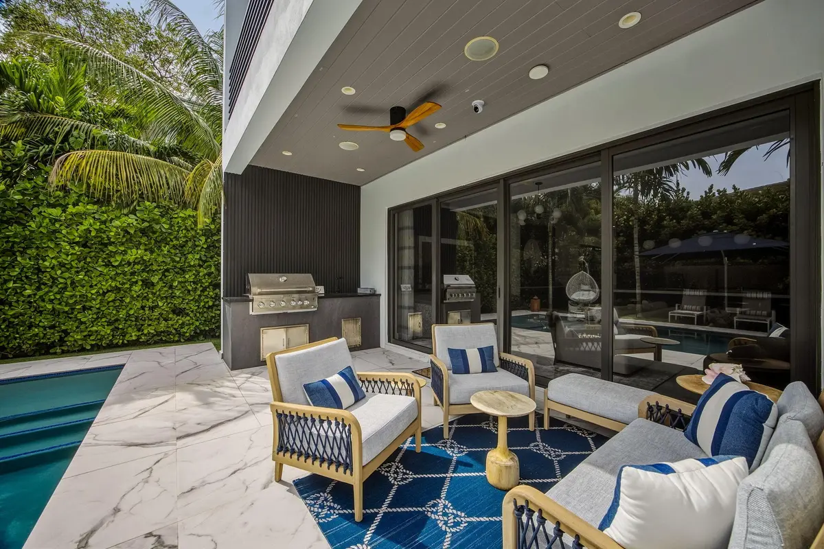 Covered Loggia - Pool Party at 1616 NE 5TH Court A, Fort Lauderdale