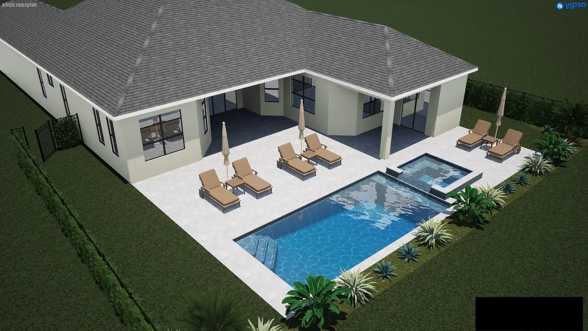 Proposed Pool at 8711 SW FLUTTO Way, Port St. Lucie