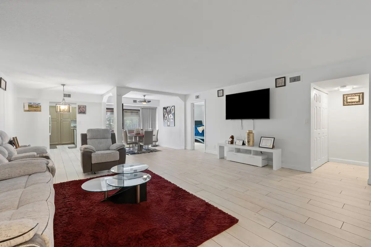 Living & Dining Room at 9592 SW 1st Court 13-F, Coral Springs