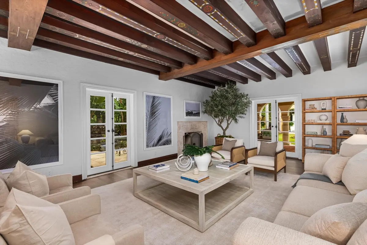 Living Room at 124 Brazilian Avenue, Palm Beach