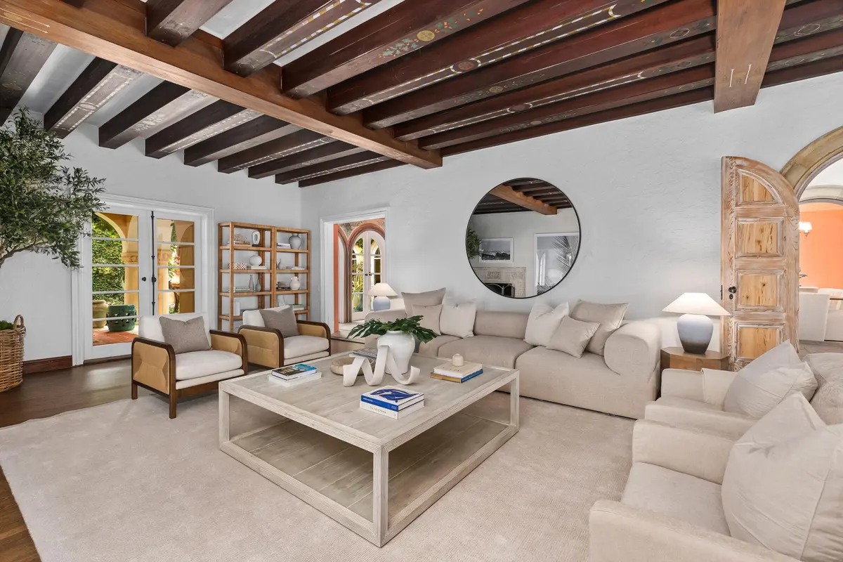 Living Room at 124 Brazilian Avenue, Palm Beach