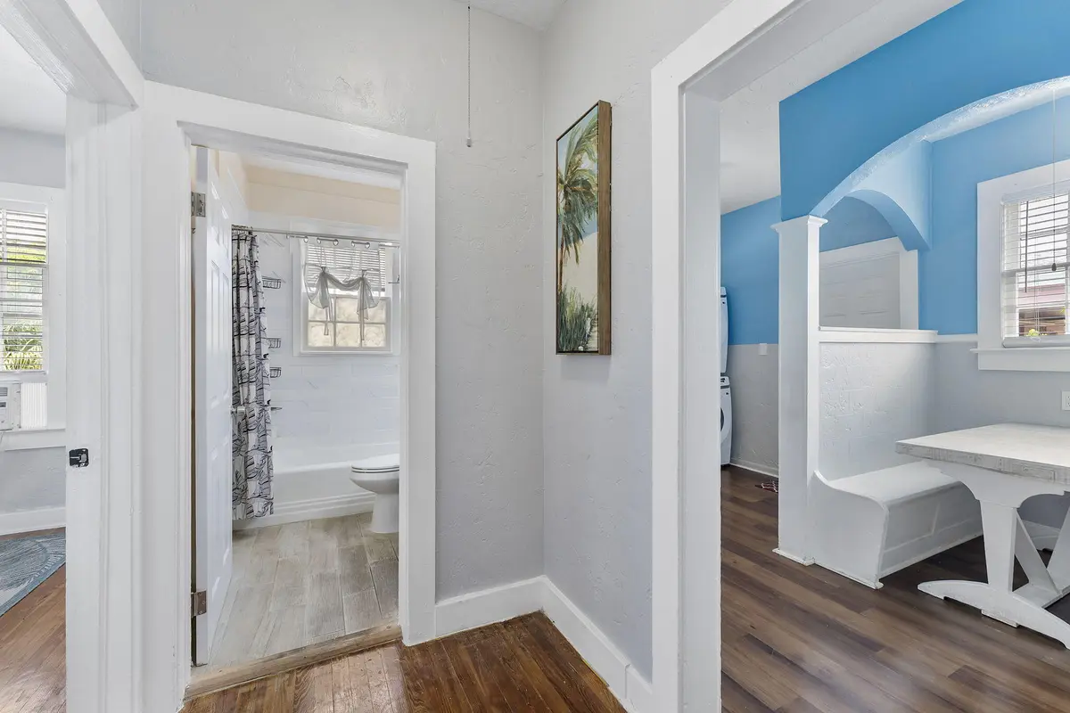 Bathroom and Dining area at 721 N H Street 1, Lake Worth Beach