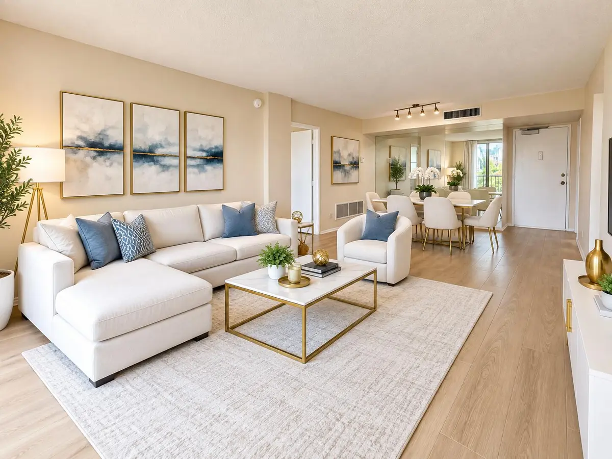 Living/Dining room at 777 S Federal Highway RP407, Pompano Beach