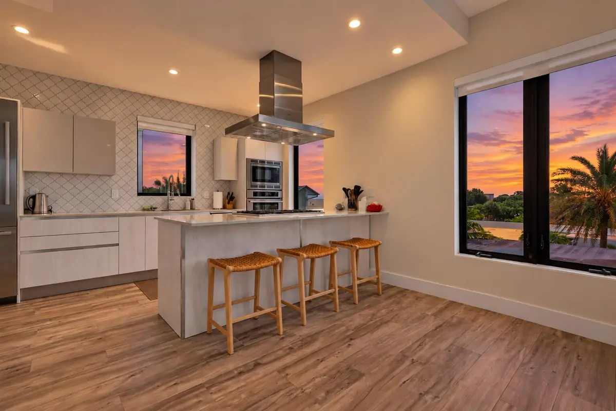 Kitchen Twilight at 336 Balboa Street, Hollywood