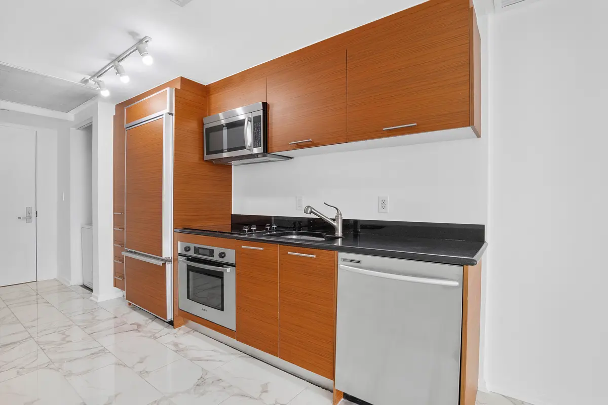 Modern Kitchen at 50 Biscayne Boulevard 4503, Miami