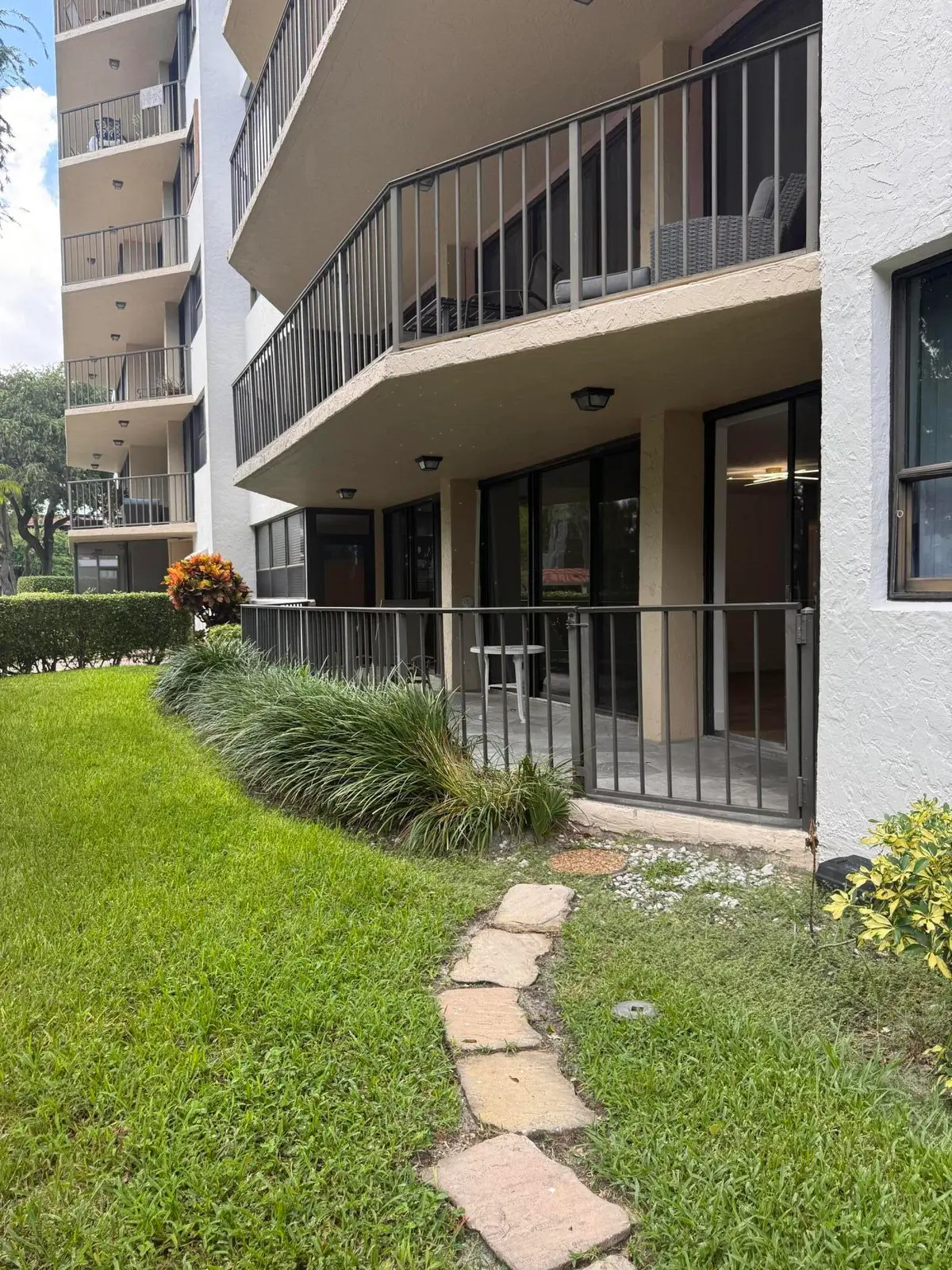 Backyard entrance at 859 JEFFERY Street 1030, Boca Raton