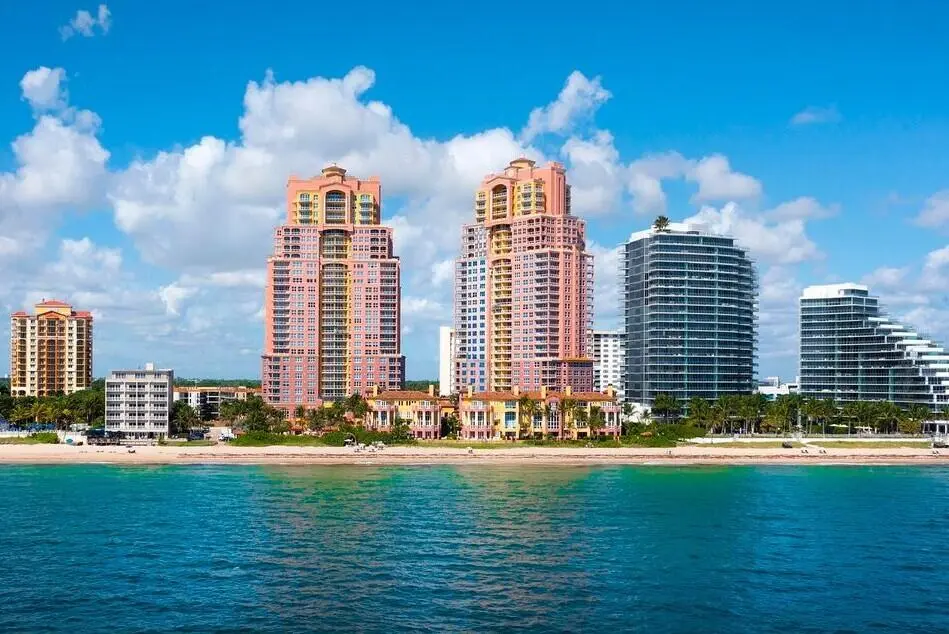 complex view from ocean at 2110 N OCEAN Boulevard 9D, Fort Lauderdale
