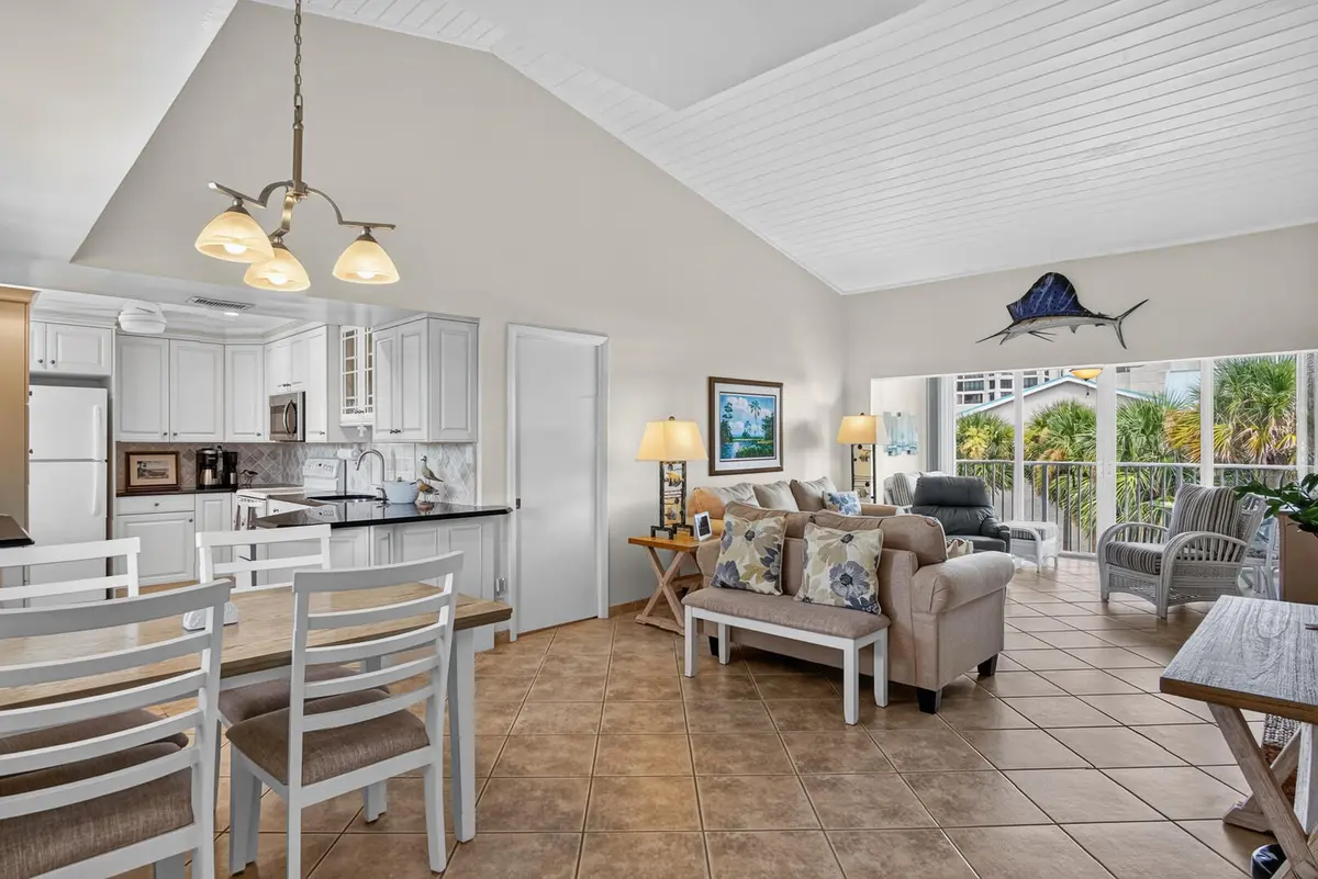 Dining/livingroom at 2400 S Ocean Drive 631, Fort Pierce