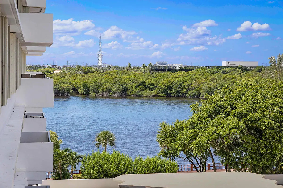 VIEW FROM BALCONY at 2121 N Ocean Boulevard 602W, Boca Raton