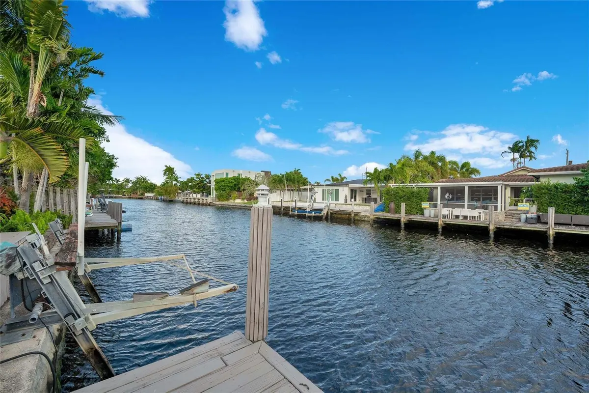 Canal view at 2142 NE 17th Avenue, Wilton Manors