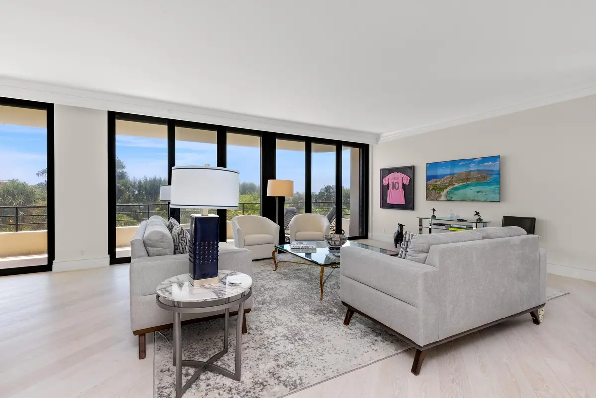 Living Area at 120 Sunset Avenue W 4 A, Palm Beach