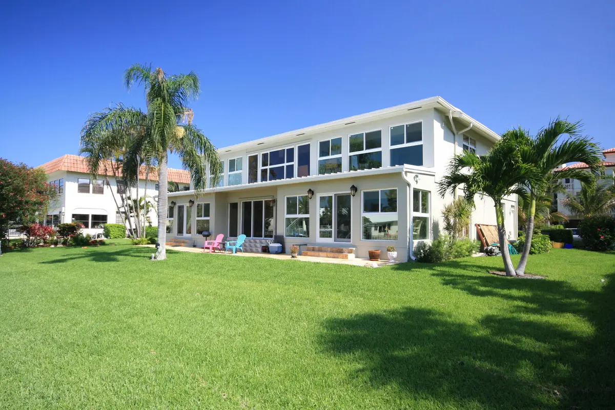 Rear Facade at 1019 BEL AIR Drive B, Highland Beach