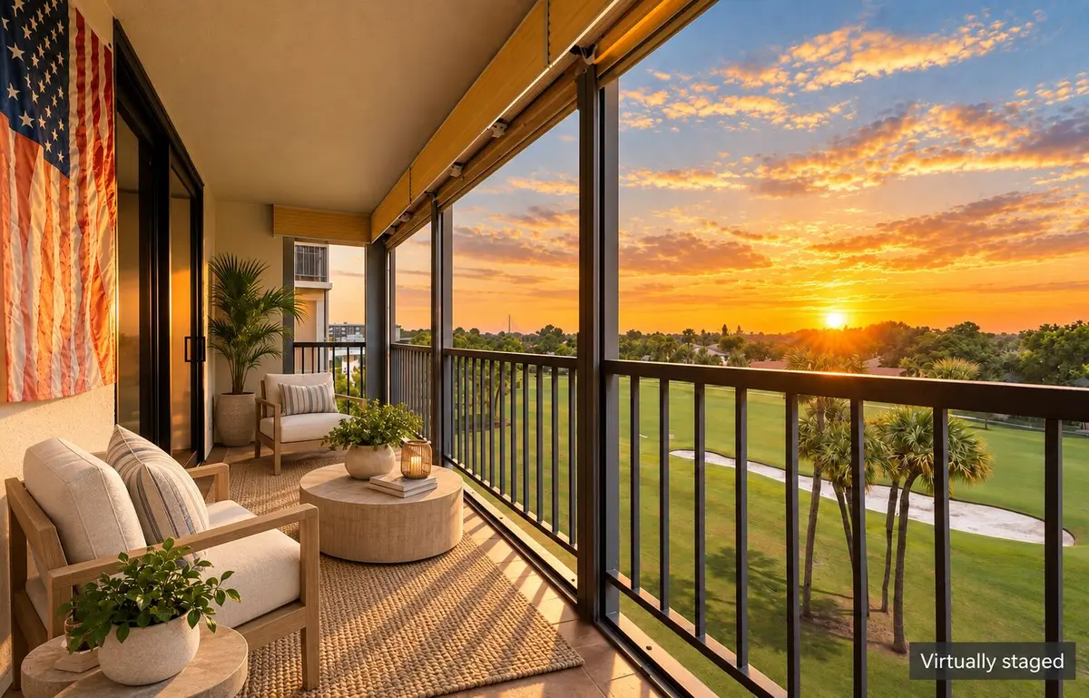 Morning Sunrise at 2430 DEER CREEK COUNTRY CLUB Boulevard 506, Deerfield Beach