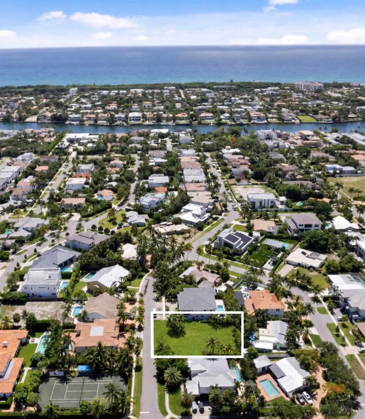 DRONE SHOT at 334 NE 4TH Street, Boca Raton
