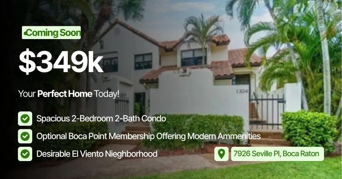 7926 seville Pl 2002 at 7926 Seville Place 2002, Boca Raton