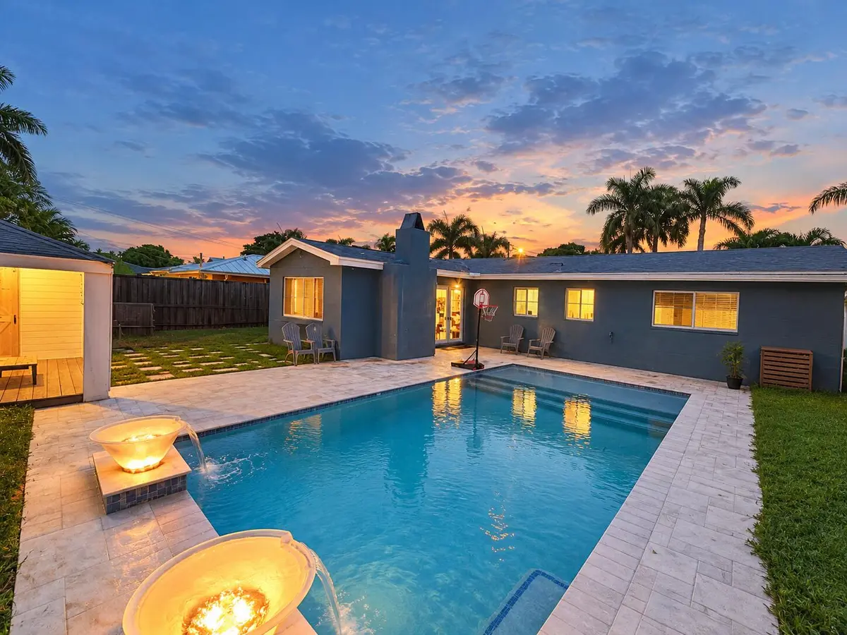 ExteriorRearTwighlightShot at 2706 SW 5TH Street, Boynton Beach