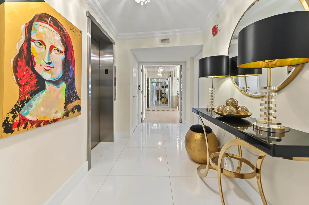 Elevator Lobby at 2800 S Ocean Boulevard 8-G, Boca Raton
