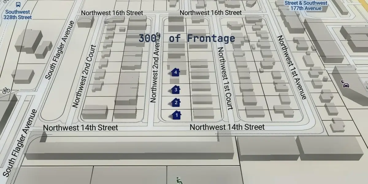 Parcel Map at 1427 NW 2nd Avenue, Florida City