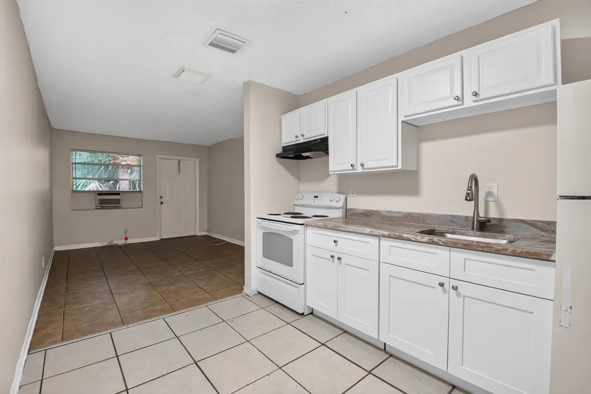 Unit 3 - Kitchen and Living Room at 633 10th Street 3, West Palm Beach
