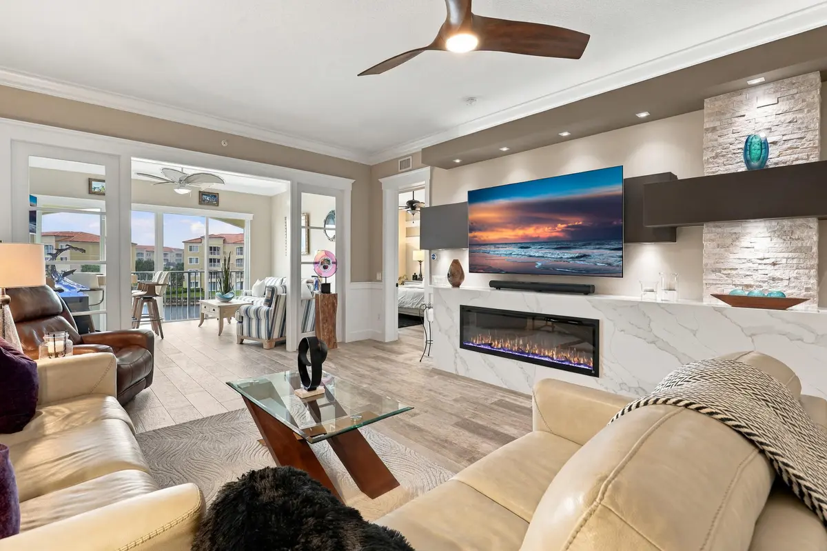 Living Room at 16 HARBOUR ISLE Drive 306, Fort Pierce