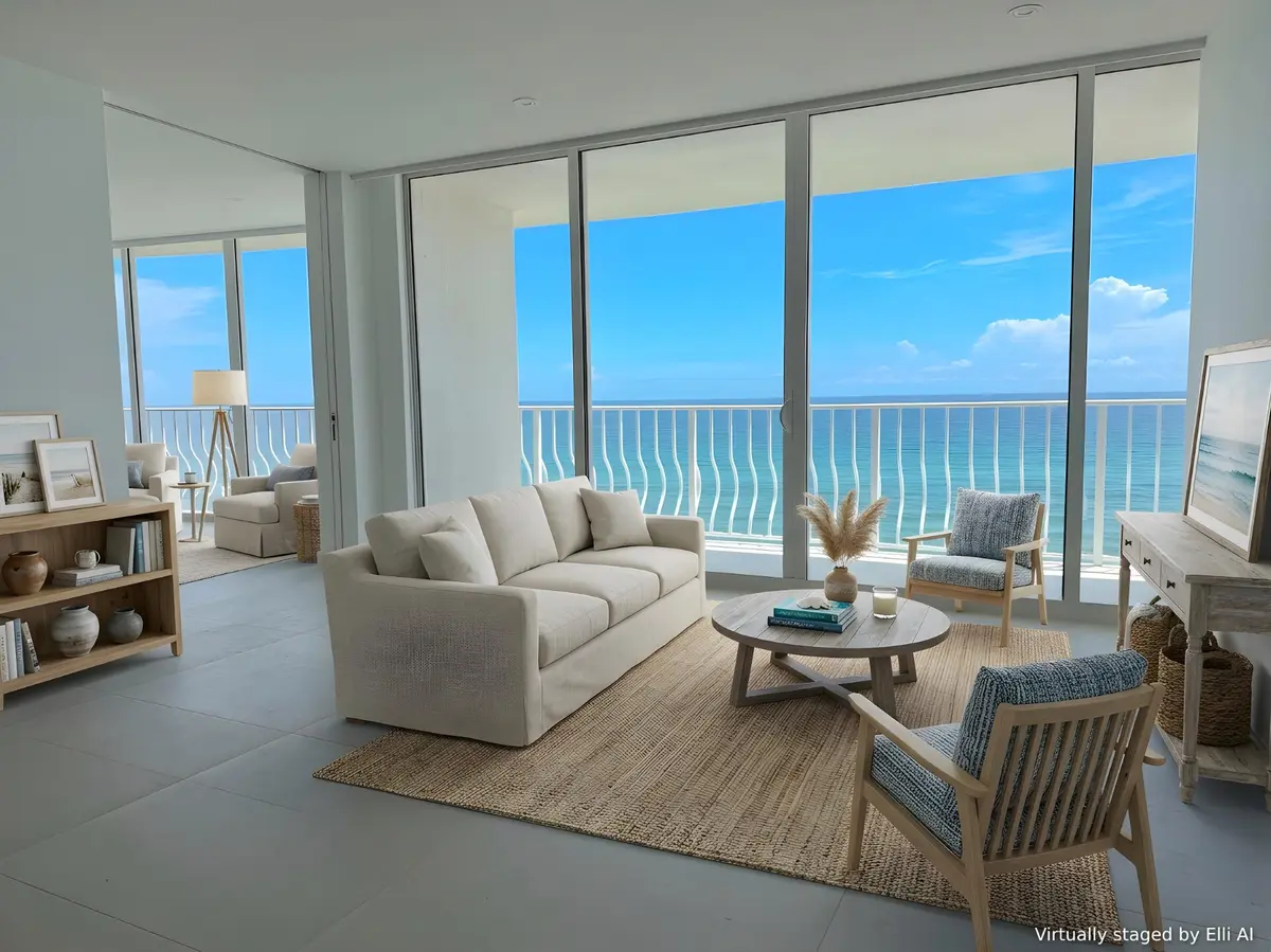 staged at 2774 S Ocean Boulevard 802, Palm Beach
