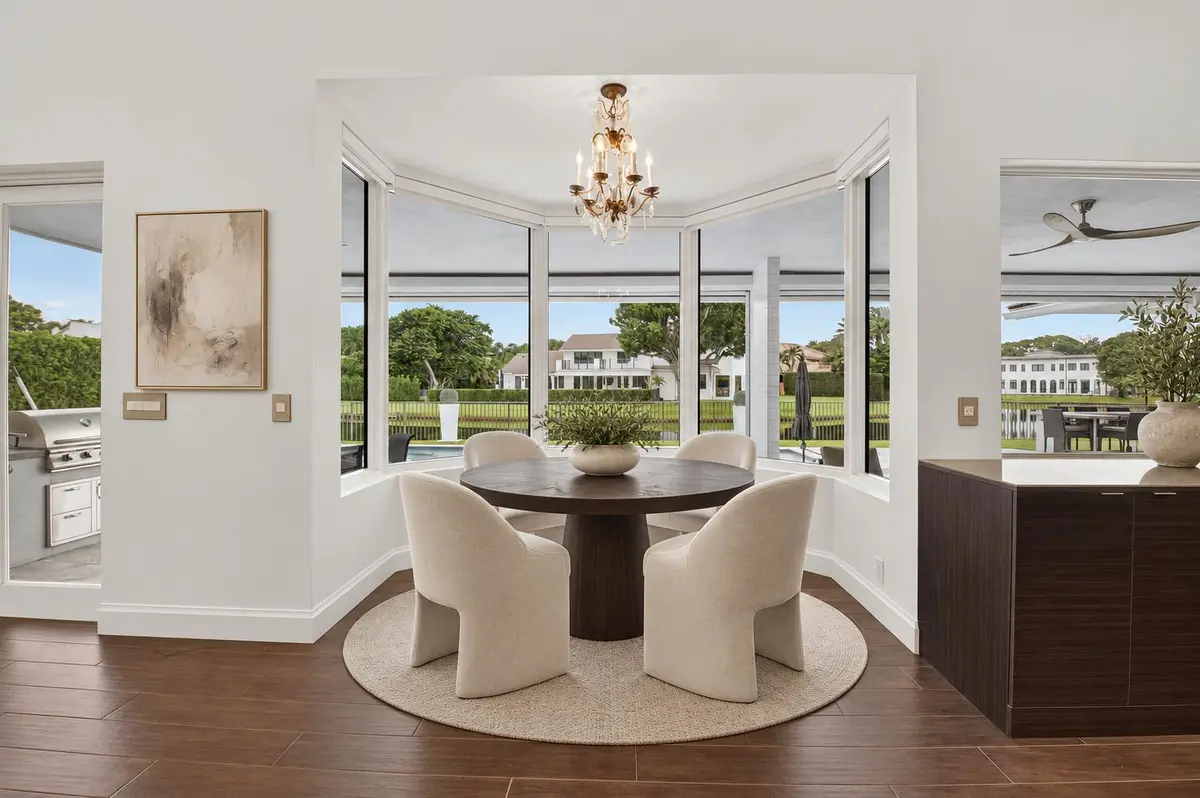 Refined Bay Window Dining Nook-10 at 5757 HARRINGTON Way, Boca Raton