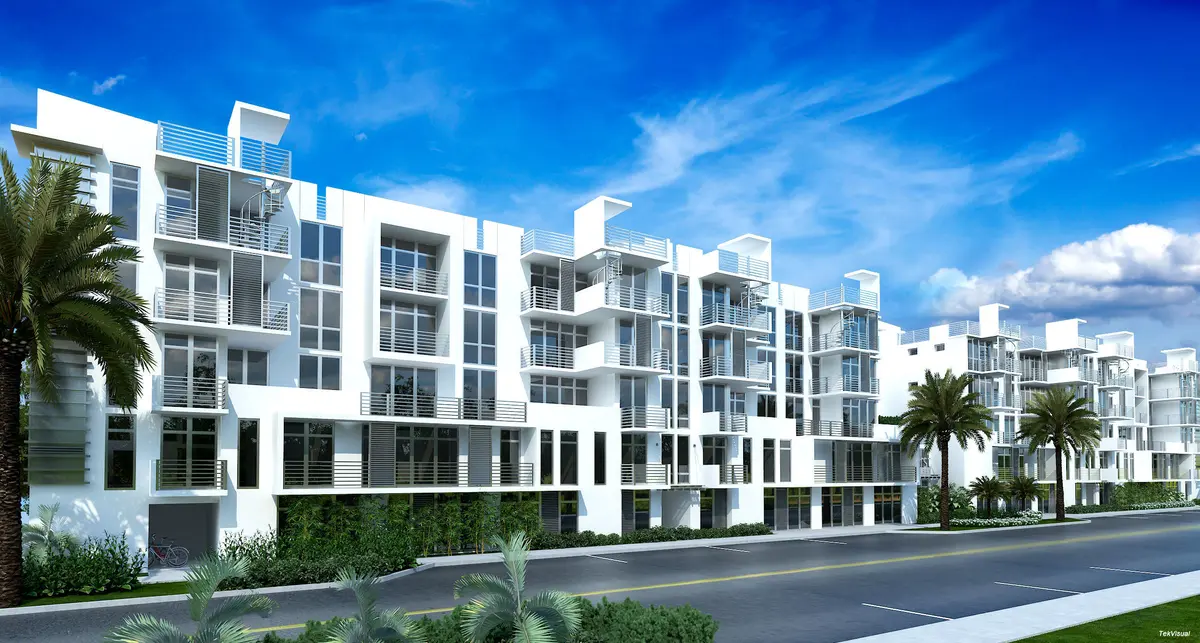 Front Elevation at 111 SE 1st Avenue Unit 502, Delray Beach