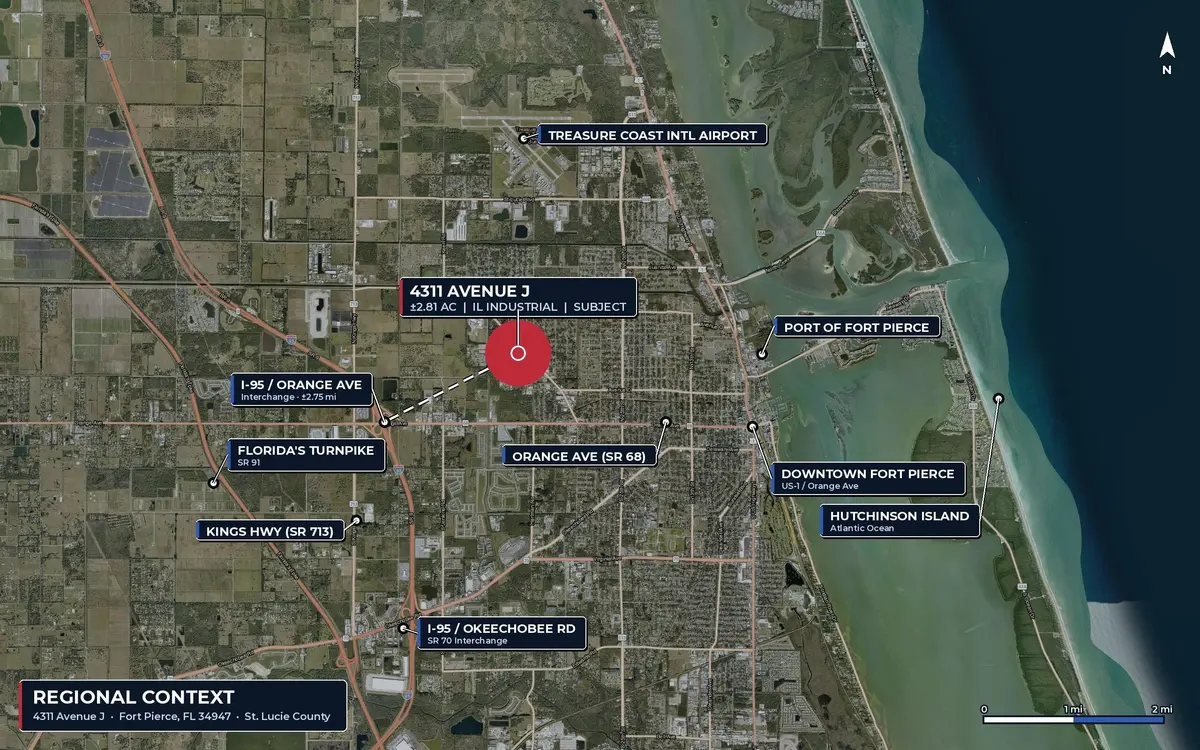 08 - Aerial - Regional Context (I-95, Tu at 4311 Ave J, Fort Pierce