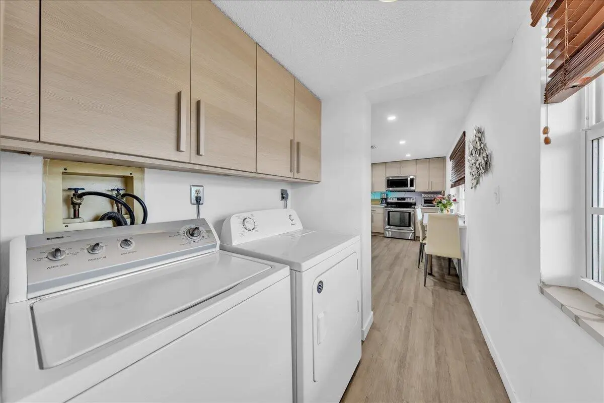 Side by Side Full Size Washer and Dryer at 3520 Oaks Way 904, Pompano Beach
