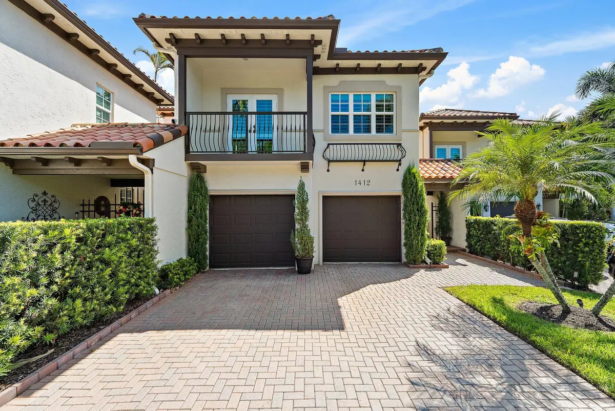 Two Car Garage at 1412 HARBOUR POINT Drive, North Palm Beach