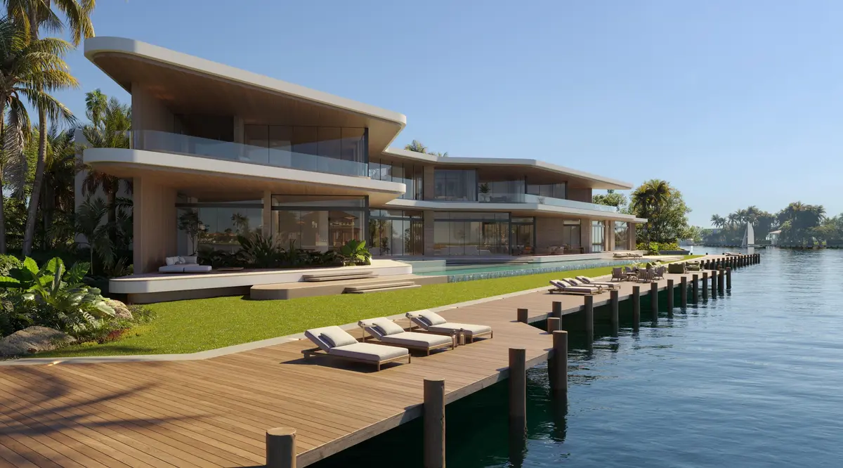East WF view at 708 Royal Plaza Drive, Fort Lauderdale