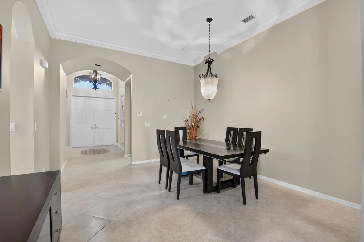 Dining Room at 8066 Rossini Way, Lake Worth