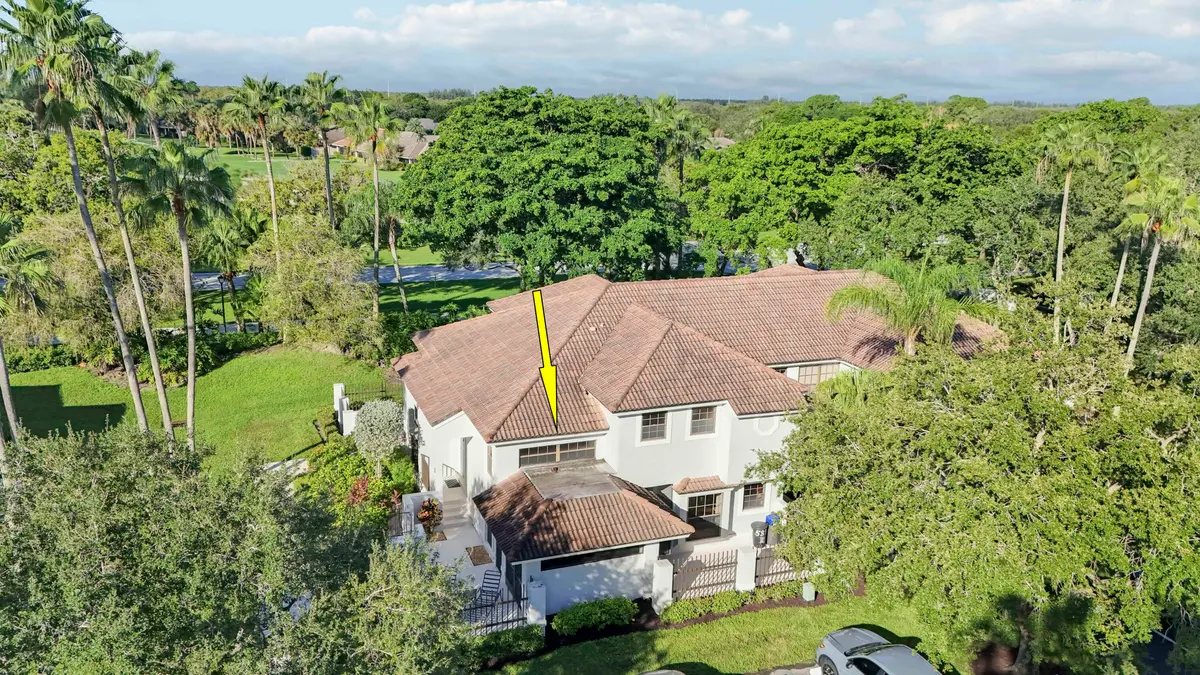 Aerials-2 copy at 587 Prestwick Circle 2, Palm Beach Gardens