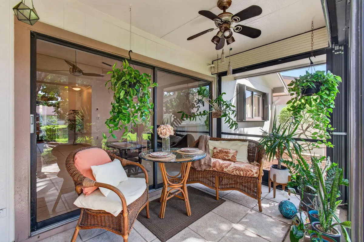 Charming Screened Lanai at 4 Fawlkland Circle, Boynton Beach