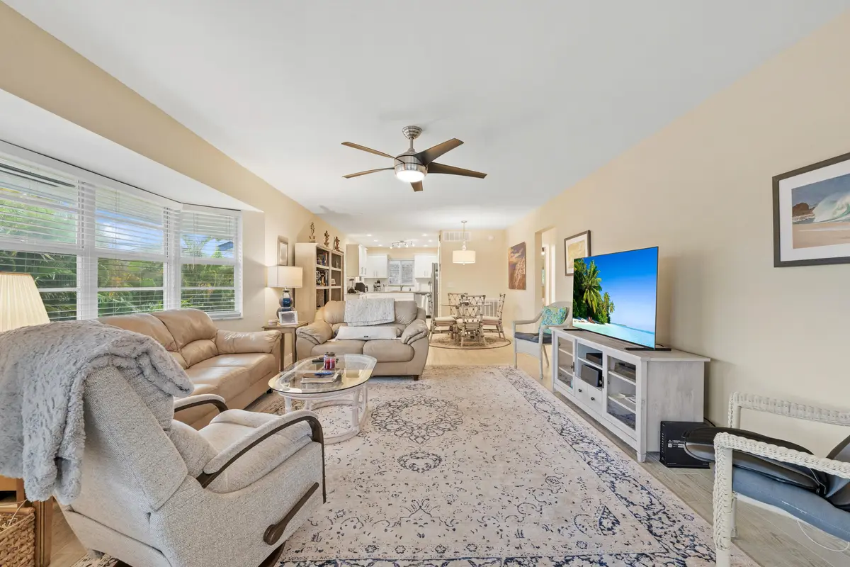 Living Room at 2 Garden Street 201M, Tequesta