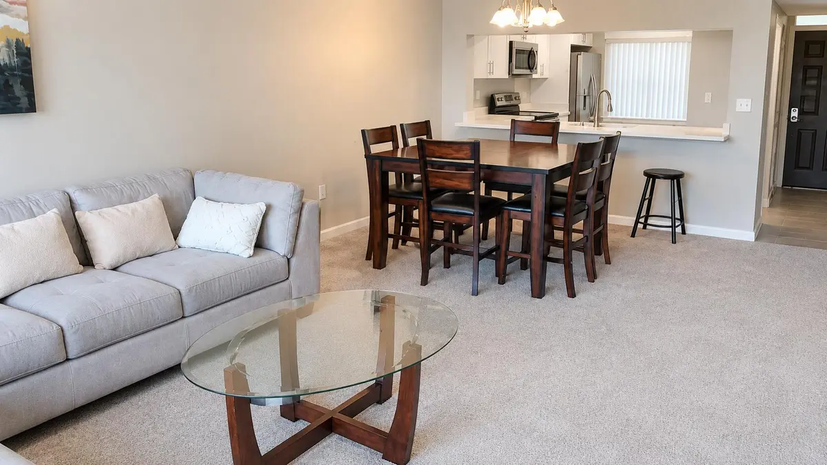 living room at 3050 PRESIDENTIAL Way 206, West Palm Beach