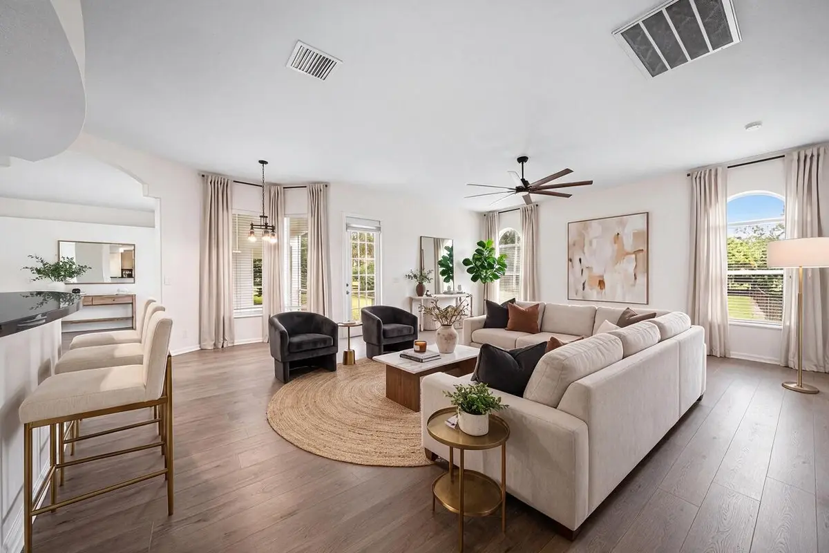 Virtually Staged Living Room at 11356 Ira Lane, Lake Worth
