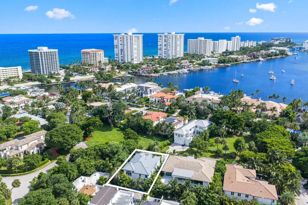 Aerial View at 755 W Fern Drive, Boca Raton